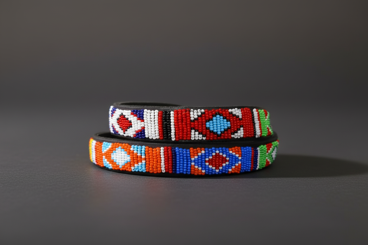 Maasai flower belt