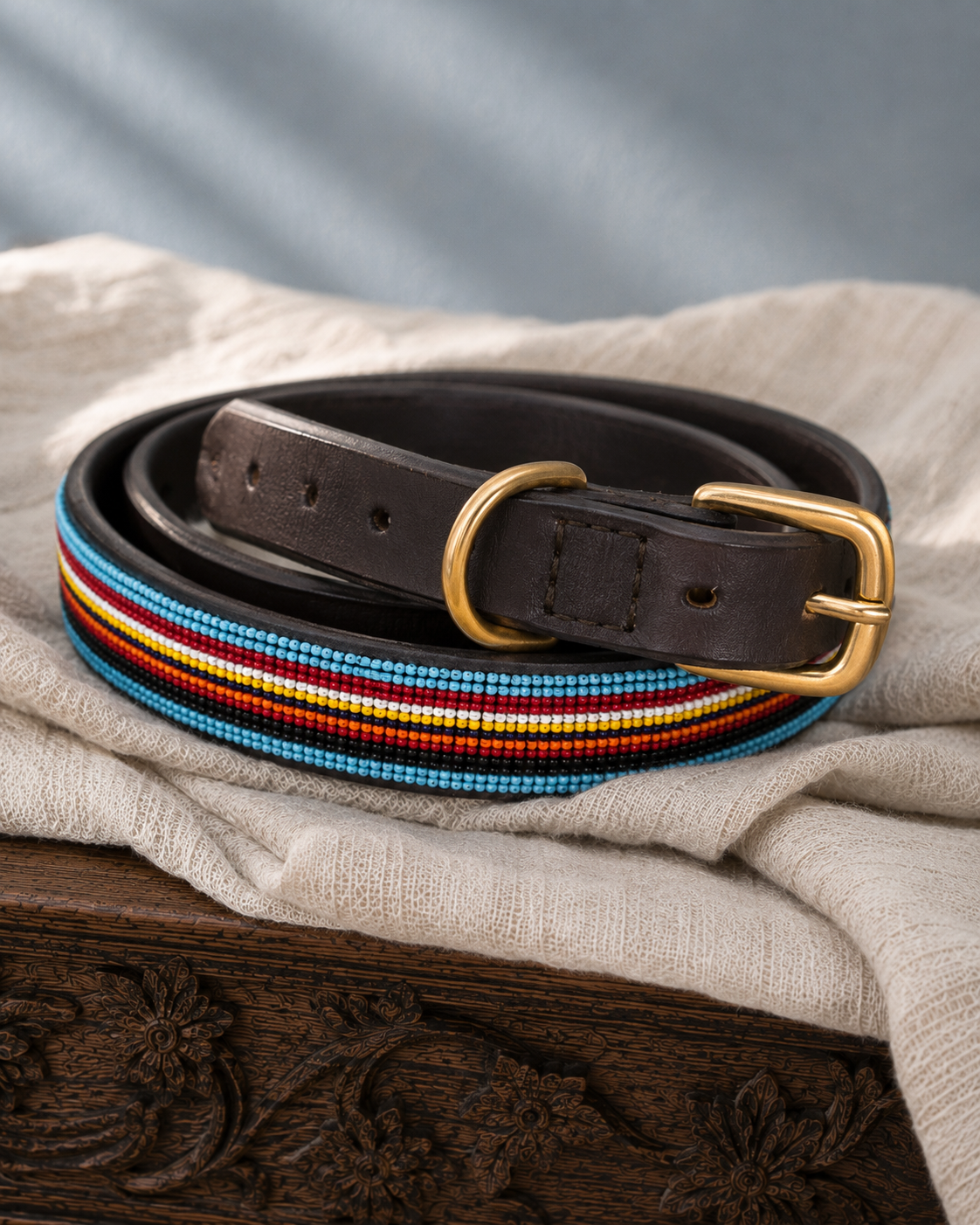 Beaded Dog Leash