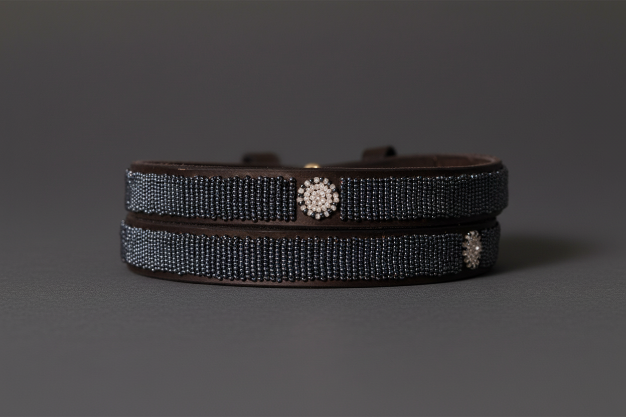 Solid Pewter w disc belt 