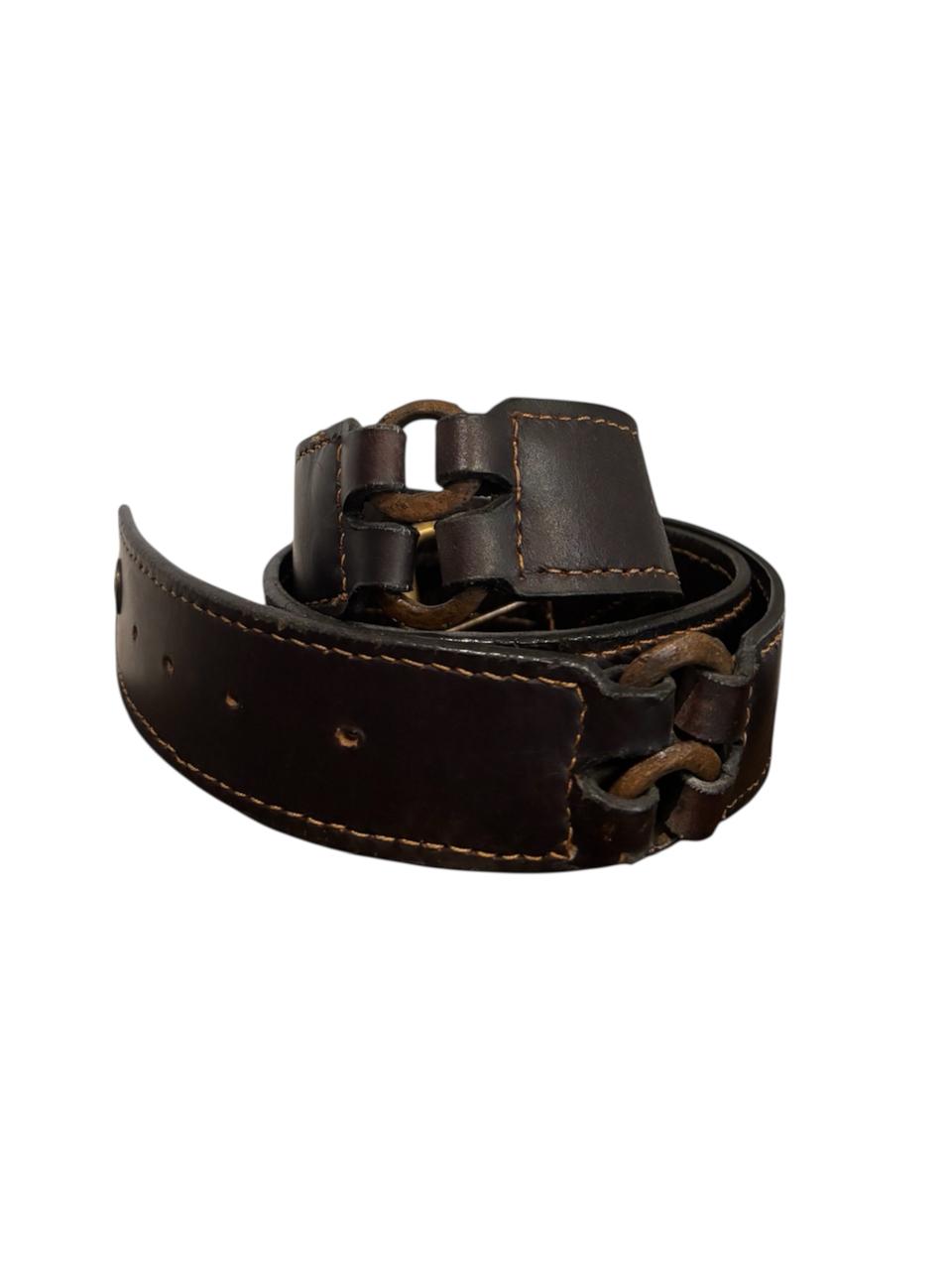 Leather Belt - Plain With Extension 4cm Width