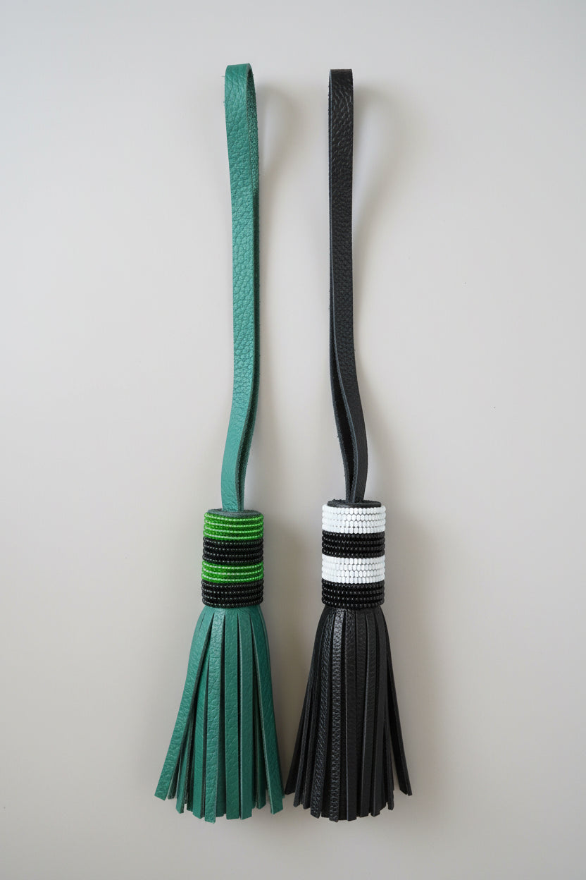 Leather Loop Tassel