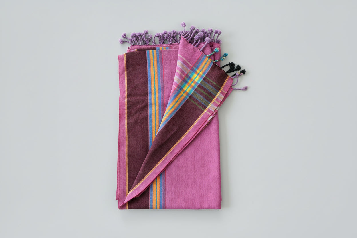 Kikoy Towel - Deep Pink